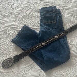 ‼️sold ‼️Boys Wranglers size 7 & belt